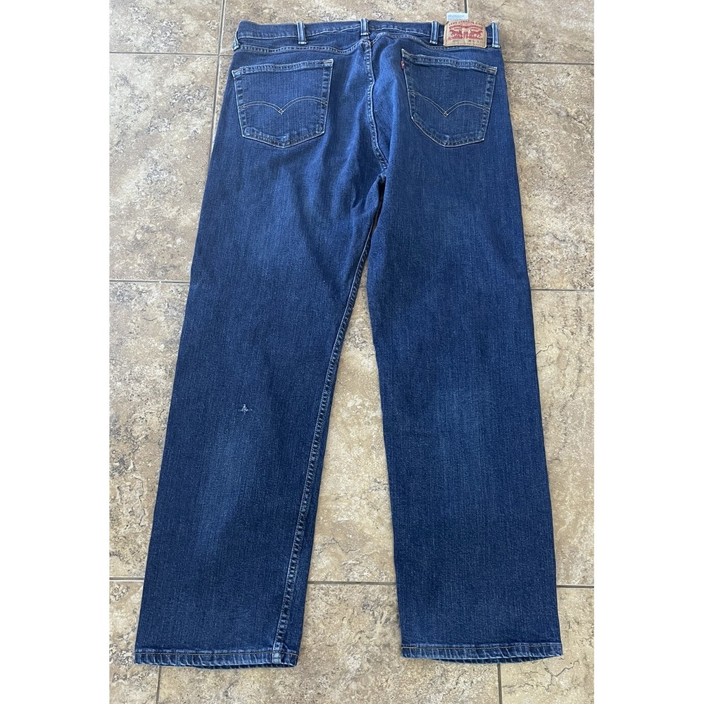 Levi's 505 Jeans Men's Size 40x32 Straight Leg Denim Blue Jeans Fit 40X30 - Picture 4 of 8